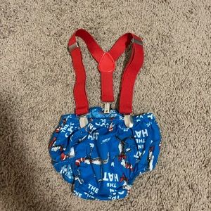 Cat in the hat smash cake outfit